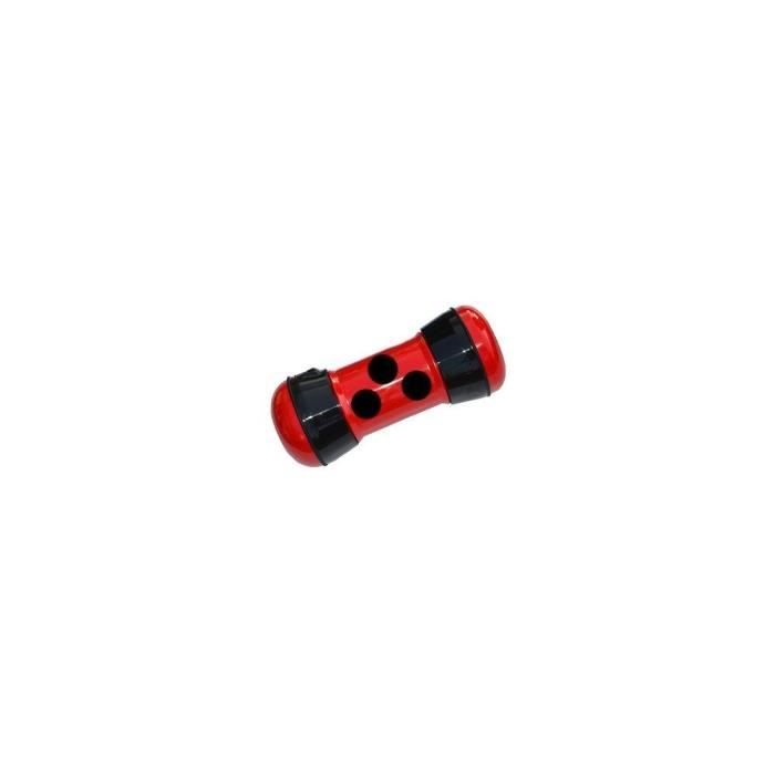 PIPOLINO-L+ Rouge et Noir distributeur mobile de croquettes pour le bien-être et santé des chiens: Animalerie
