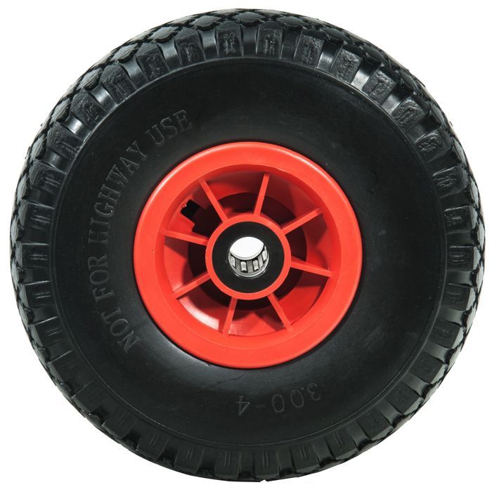 Roue increvable 10'' 260x75 Alésage 20mm