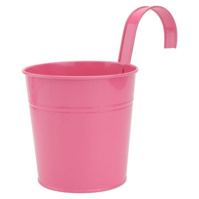 10 pcs Métal Seau Fleur Suspendue Pot Balcon Jardin Pots Plantes Porte-Fleur JARDINIERE - BAC A FLEUR