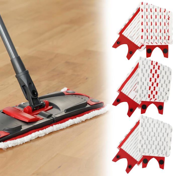 Recharge Microfibre Ultramax 3 Pièces | Compatible Vileda | Lavable Machine