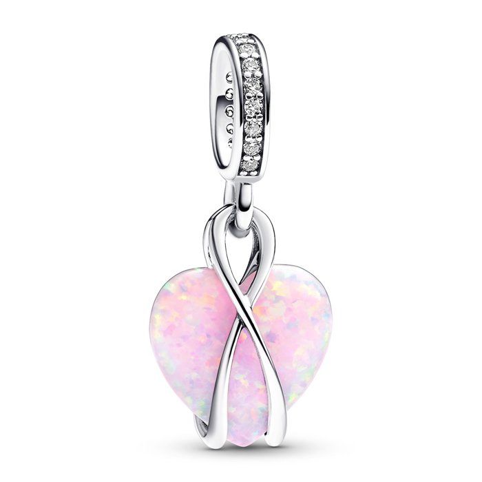 Pendentif Femme - Argent - 793202C01 - Opale - Oxyde de zirconium - Couleur rose