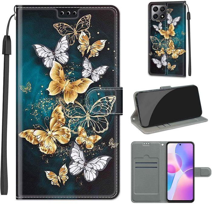 Coque Honor X8 Transparente à Paillettes - Protection Fine En Silicone TPU, Anti-chocs Et Anti-traces - Design élégant Et Léger
