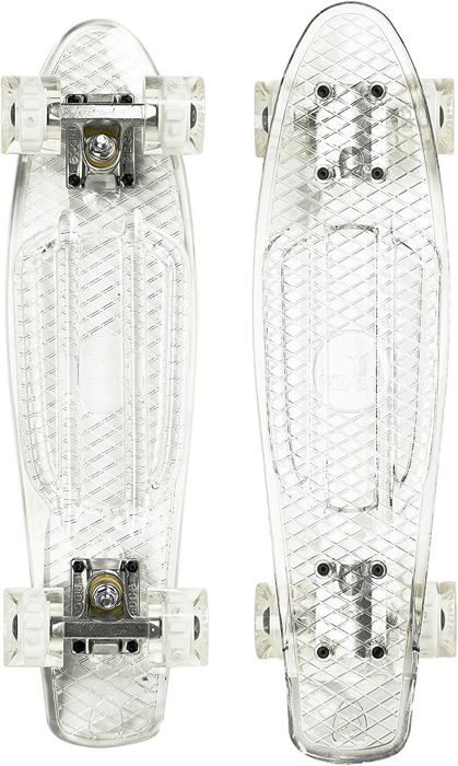 Planche à Roulettes Deleven 22" Avec Roues LED Lumineuses - Mini Cruiser Pour Enfants