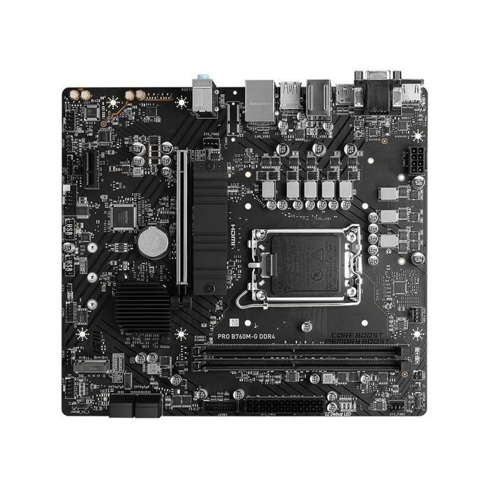 Carte mère MSI PRO B760M-E Intel B760 LGA 1700 2xDDR5 SDRAM 128 Go Micro ATX - Msi