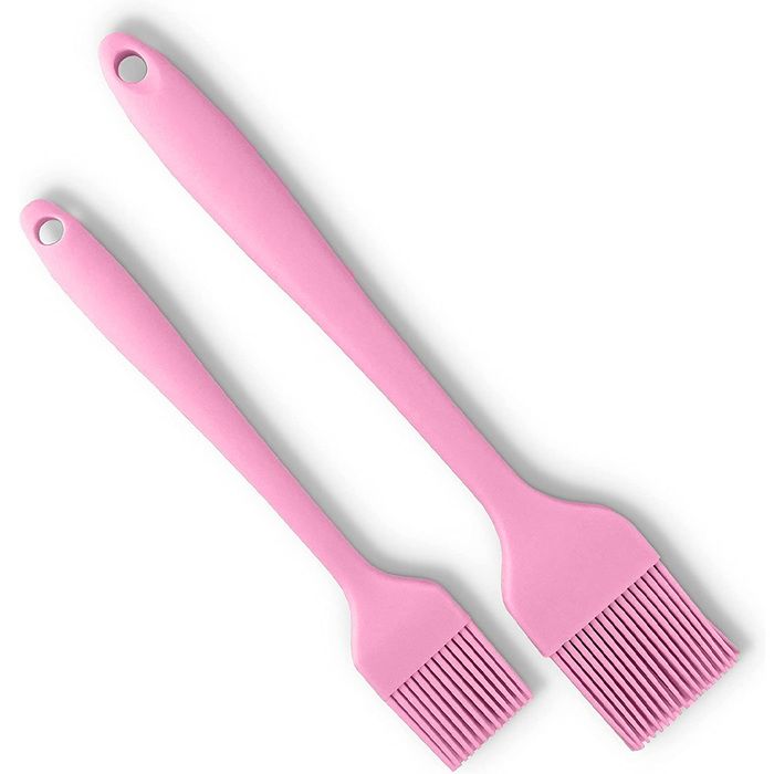 Lot De 12 Ustensiles De Cuisine En Silicone Avec Poignée En Bois, Résistants À La Chaleur