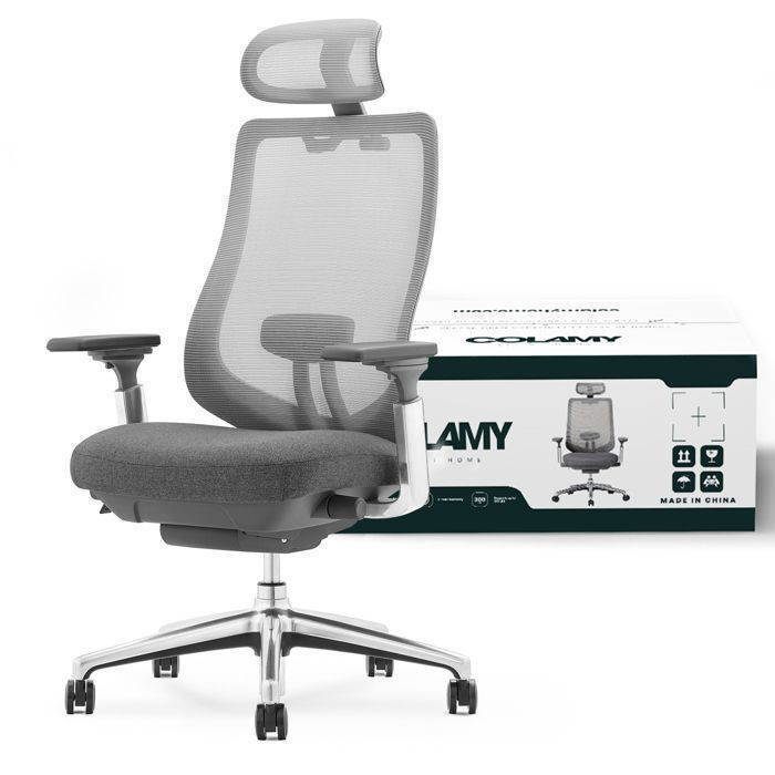 COLAMY XK ALTAS ergonomiquechaise de bureau avec accoudoirs 4D et