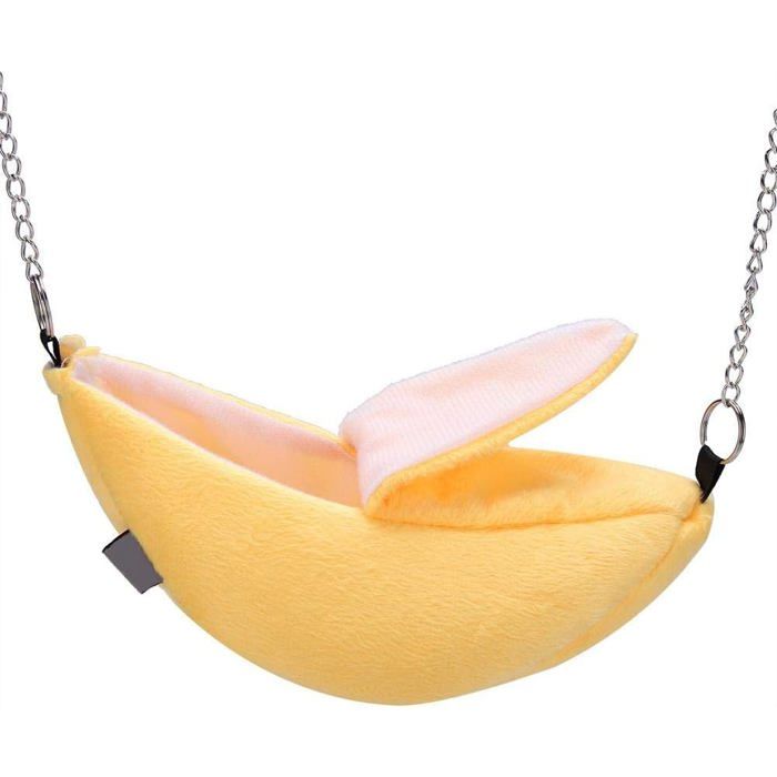 Lit chaud pour cochon dInde nid pour hamster maison pour petits animaux cage suspendue mignonne pour rongeurs.