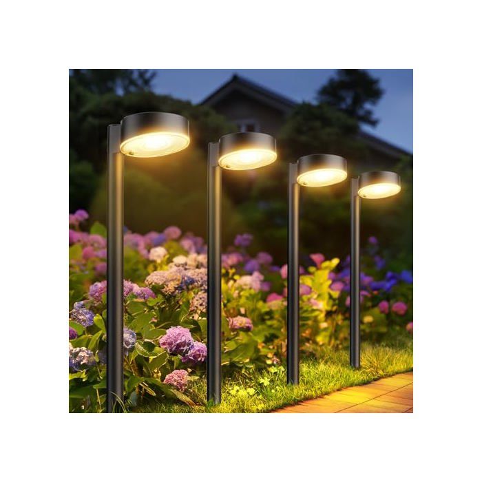 Lampe Solaire Extérieur - BUCASA - LED Super Lumineux - Étanche IP65 - Décoration Jardin