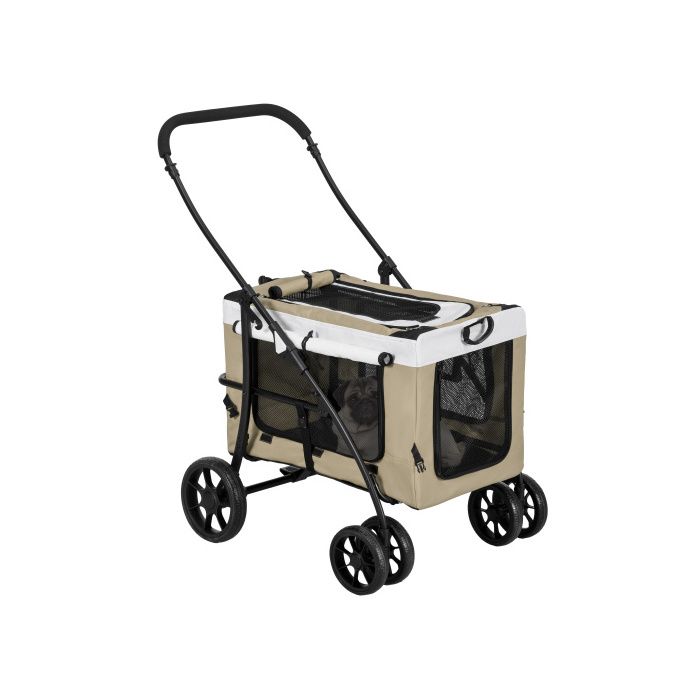 Meilleurs prix pour Chariot Animal Chat Chien - Pliable Panier Amovible Roues Freinées