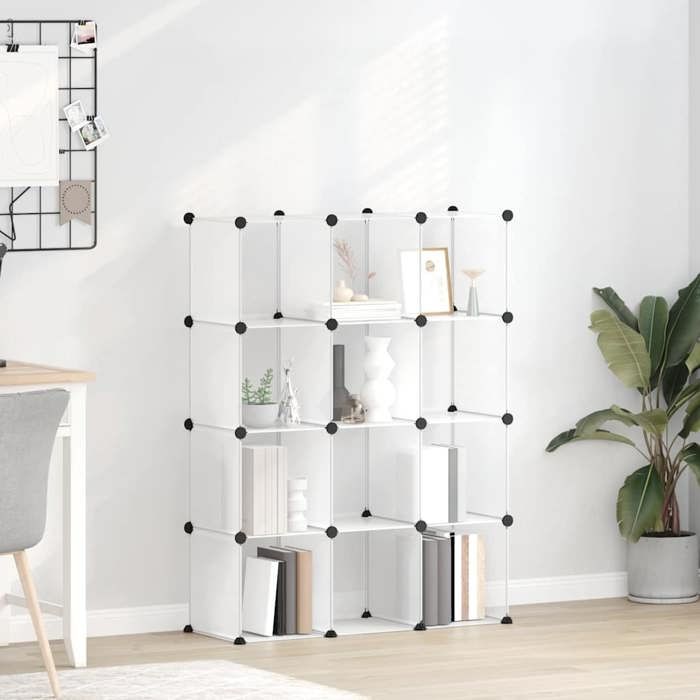 SALE 2026 Meuble à chaussures Transparent - Cubes de rangement 12 pcs Transparent PP PRO205735240