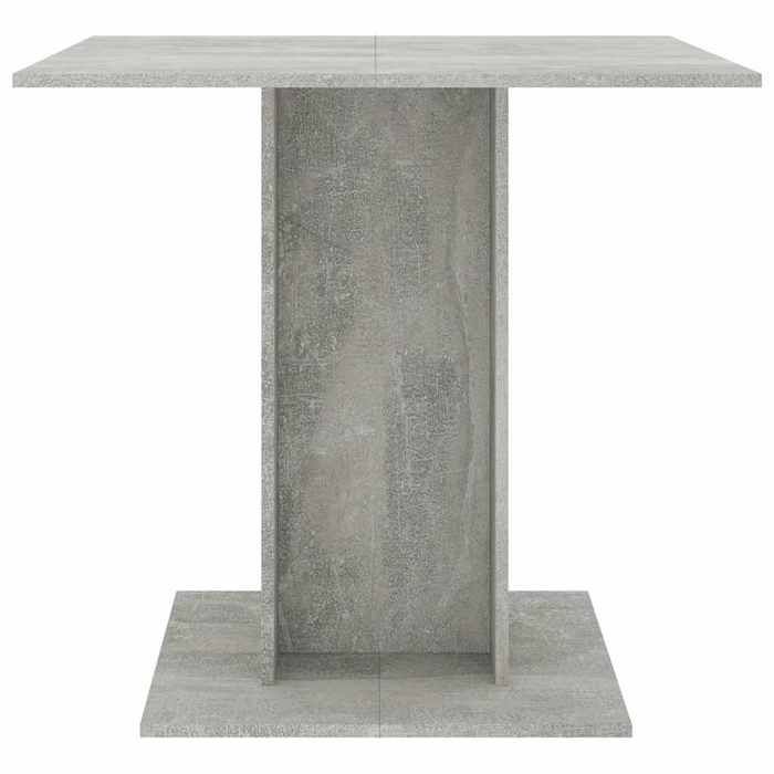 (733411) Gris Meuble à manger - Table à manger - Gris béton 80x80x75 cm bois dingénierie - Pour salon kjd65905246199