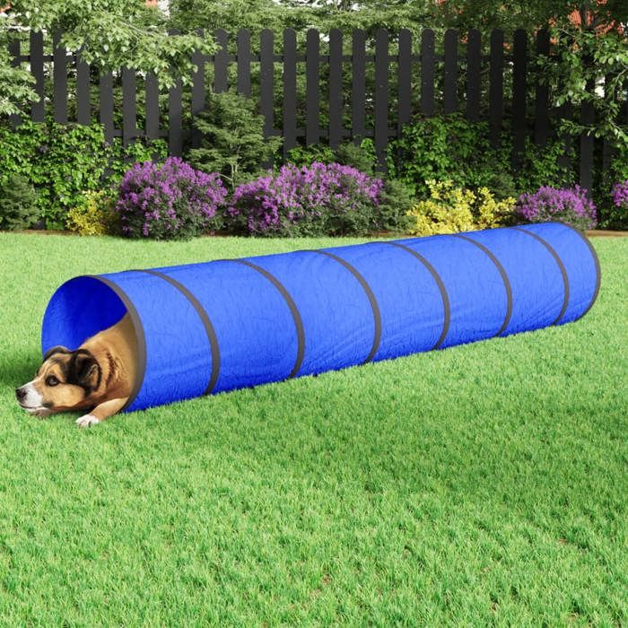 SALE 2026 Tente de jeu pour enfants Bleu - Tunnel pour chien bleu Ø 50x300cm polyester 8514285274658