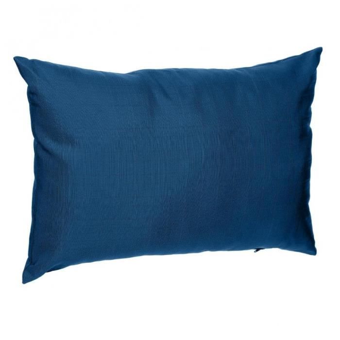 coussins décoratifs - coussin décoratif d'extérieur - korai - 30 x 50 cm - indigo bleu