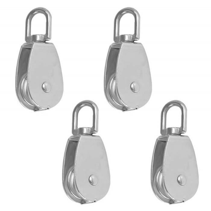 Lot 5 Poulies Acier Inoxydable 25mm Pour Voilier Yacht - Nylon Corde Bateau