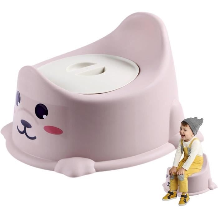 Pot pour enfants pot bébé pot d'apprentissage pot anti-éclaboussures  entraîneur de toilette pour enfants rose