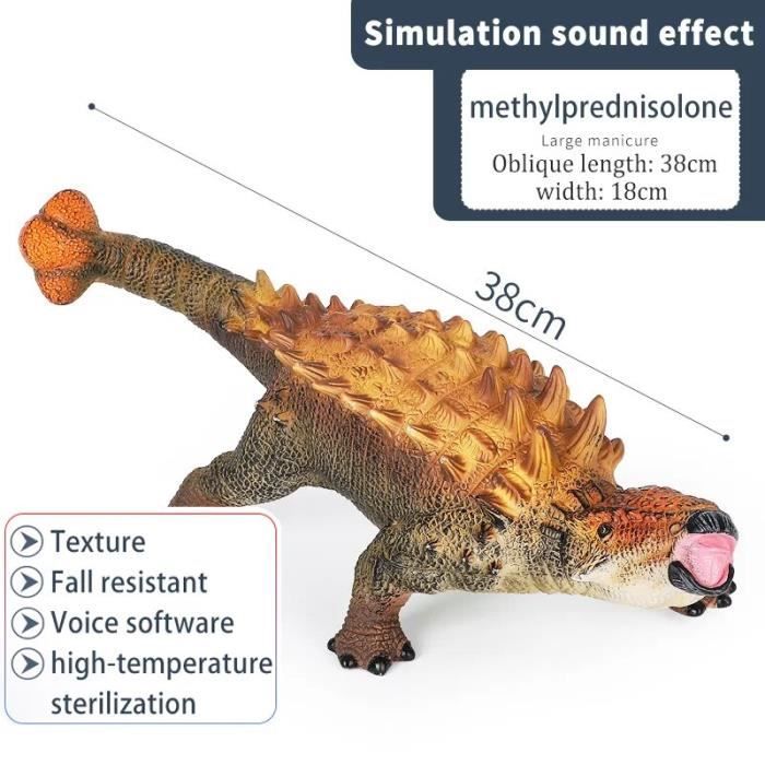 Figurines de dinosaures, petites figures d'animaux en plastique - ensemble de jouets éducatifs pour les enfants, modèles animaux de simulation