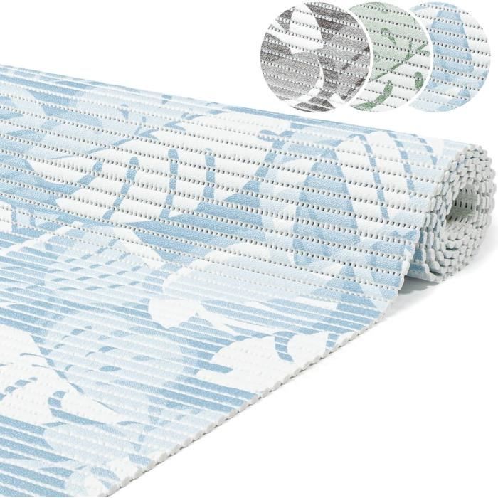 Tapis De Bain Antidérapant En Mousse - Motif Pierres, Demi-cercle 65 Cm, Perméable, Lavable