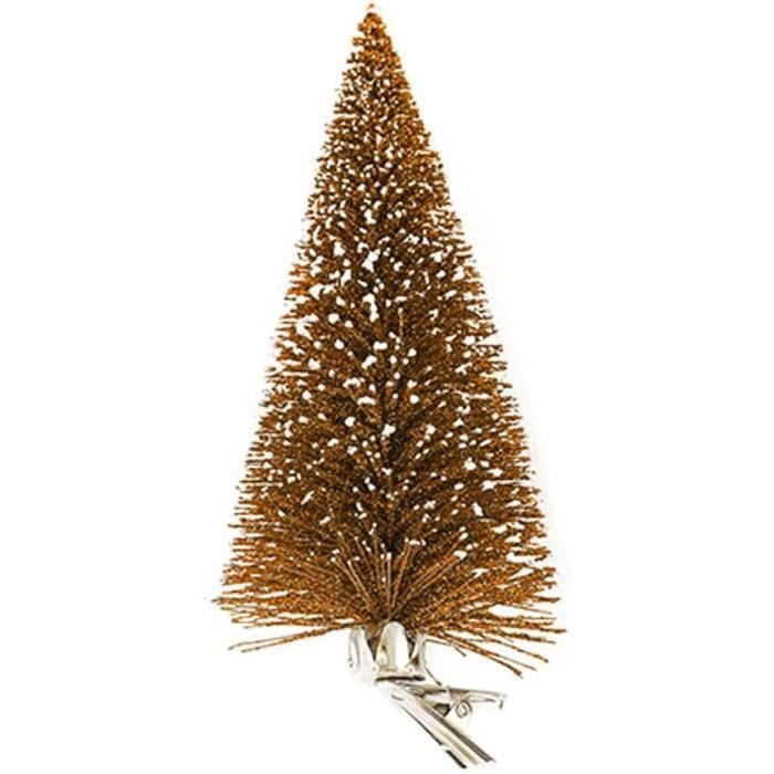 Petit Sapin De Noël Artificiel De 33 Cm – Décoré De Cardinaux, Baies Et Pommes De Pin