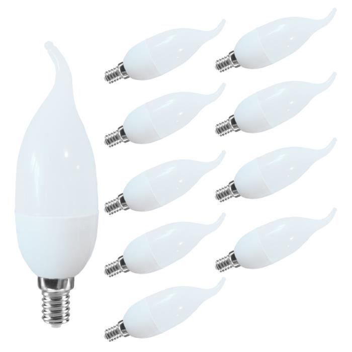 5 pièces LED Bougies Lampes e14 filament k4 360lm Blanc Chaud Ampoules Ampoule 