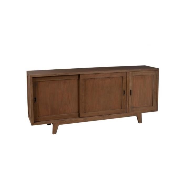 Louna Buffet Portes Coulissantes Contemporain Bois Mindi