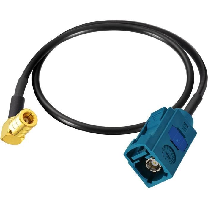RED WOLF DAB Cavo Antenna Fakra A SMB RG174 Fakra Maschio A SMB Femmina Adattatore Antenna 20 Cm