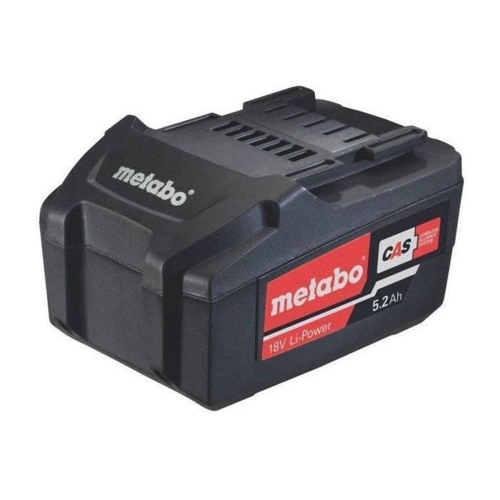 Batterie LI-POWER 18 V 5.2 Ah en boîte carton - METABO - 625592000