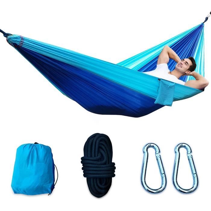 Hamac ENO SingleNest Bleu - Avec Suspension Atlas - Occasion Doux - Camping