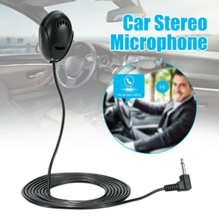 3,5mm Externe Microphone Externe pour Autoradio GPS-Fähige Audio