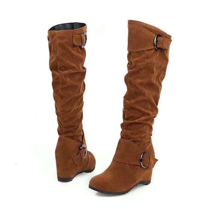 Baskets Femme Remonte 'D0T00' - Cuir, Lacets & Fermeture Éclair, Semelle Compensée, Neuf Avec Emballage