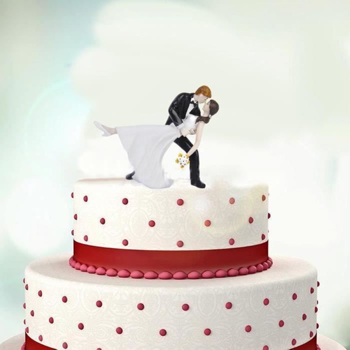 Topper Gateau Mariage Decoration Figurine Fete Anniversaire Soiree Romantique Cdiscount Jeux Jouets