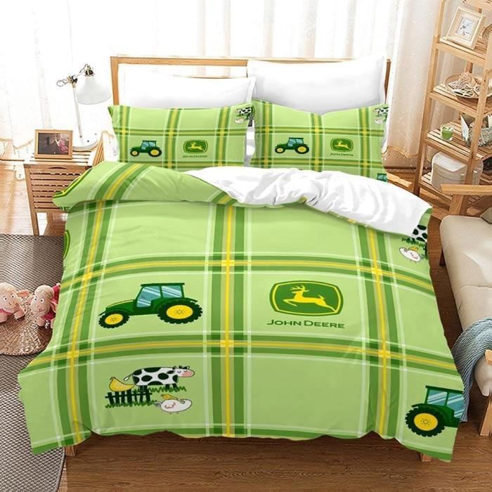Housse De Couette Tartan écossais – 240x260 Cm + 2 Taies 65x65 Cm – Microfibre Douce, Lavable Machine - 14