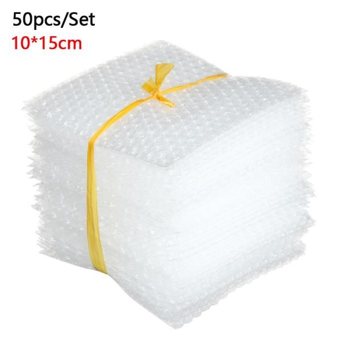 Lot De 50 Enveloppes Bulles Auto-Adhésives - Format 13 X 18 Cm - Blanc, Indéchirables Et Imperméables - Pour Envoi De Petits Objets