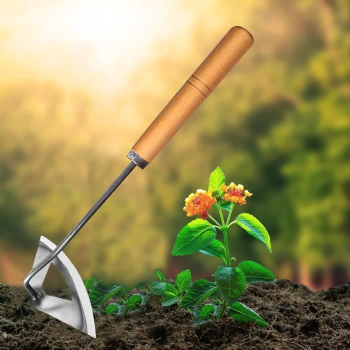Binette,Outil de jardinage en forme de houe pour l'extérieur, outil de  jardinage pour creuser des légumes et des fleurs