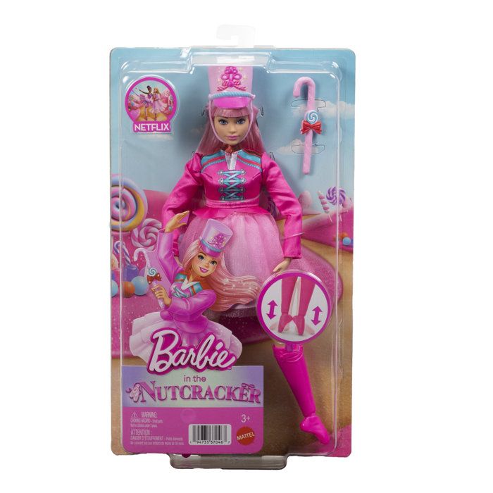 Poupée mannequin - Barbie - Ballerine Daisy dans Casse-Noisette - Pieds articulés - Dès 3 ans