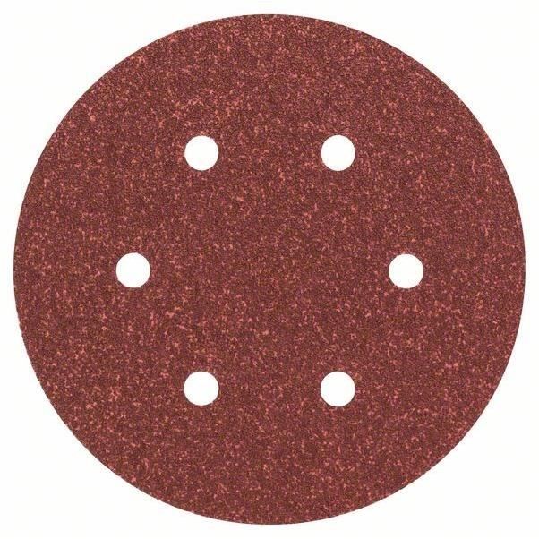 Feuille abrasive Ø 150 mm G60 WP 6 trous velcro 5 pièces - vue 2