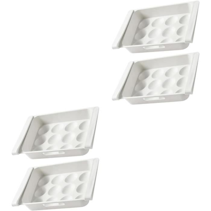 Sisky 6 Pièces Boite Rangeent Plastique, Boîtes De Rangeent Transparent Avec Couvercles