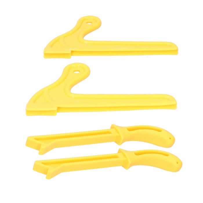 4 Pcs Poussoirs De Sécurité Pour Scie Circulaire Et Scie à Ruban - Outils De Menuiserie Rouge