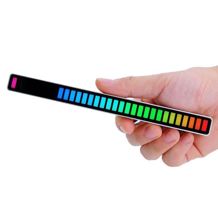 Analyseur de, Visualiseur Audio, Lumière de Contrôle Sonore, Affichage de de Musique LED pour Décoration de Voiture de la Salle de Jeu, pour L' éclairage Ambiant