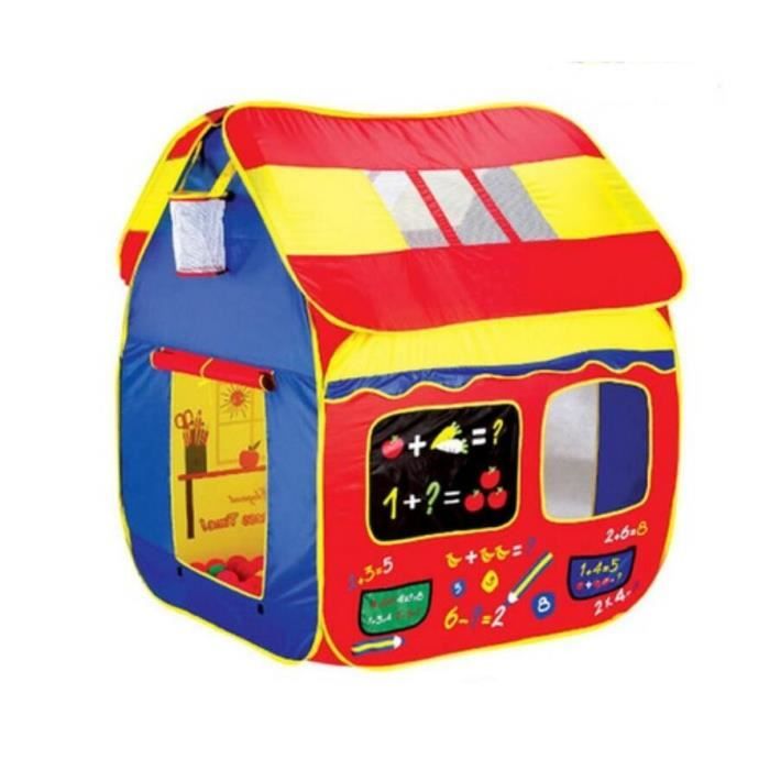 Tente De Jeu Pour Enfants Maison Jouet Exterieur Interieur Bebe 108 110 136cm Cdiscount Maison