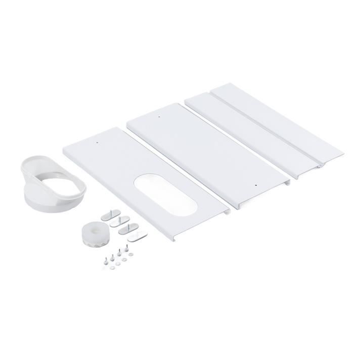 Kit Fenêtre Climatiseur Portable Réglable 55-160 Cm – Joint Étanchéité PVC Pour AC Mobile