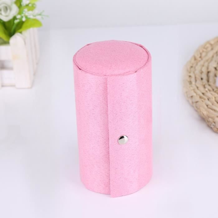 Sac De Rangement à Bijoux Pliable Et Portable - Rose, 43x23x1 Cm - Pour Voyage Et Quotidien