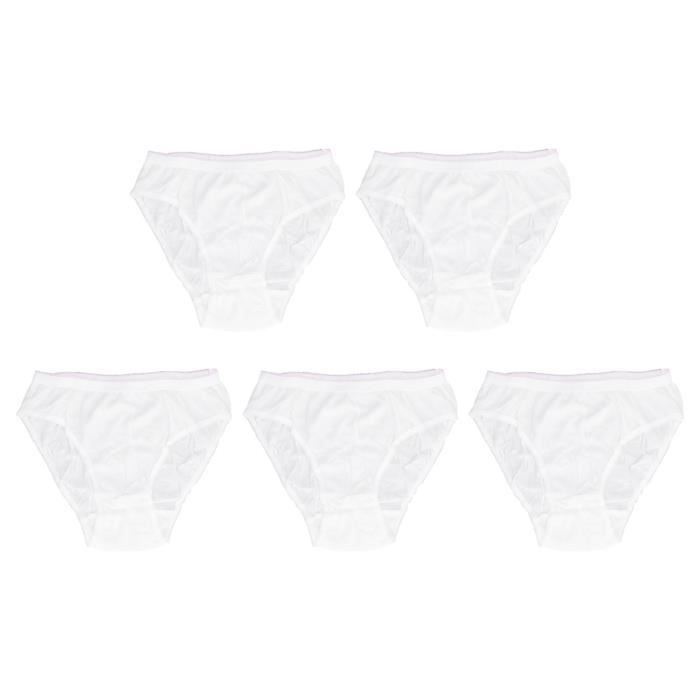 Culottes Jetables Maternité 8 Pièces En Coton Doux - Slip Jetable Femme Pour Accouchement, Menstruations, Postpartum Et Voyages