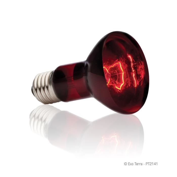 Ampoule à Infrarouge pour Lézarder 150W - Exo Terra - Rouge - Eclairage