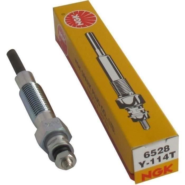 Bougie d'allumage de préchauffage NGK Y-114T adaptable pour engins de manutention et générateurs ISE