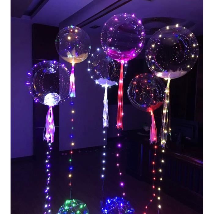 Lumineux LED Ballons Anniversaire Mariage Fête DECO CLUB lumière ballons