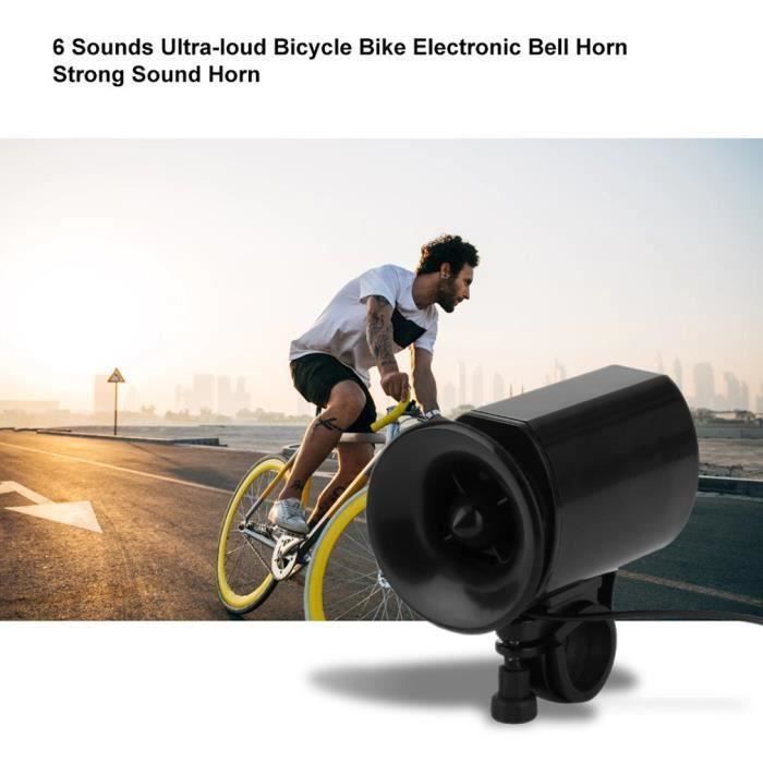 Klaxon électronique Puissant Pour Vélo – 130dB, Adulte Et Enfant, VTT, Noir (neuf)