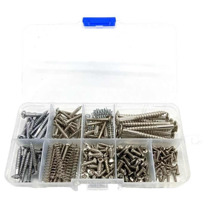 Vis De Montage Pour Snowboard 18mm - Lot De 8 Vis + 8 Rondelles, Compatible Fixations