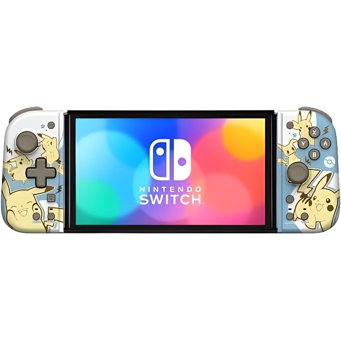 Manette Hori Split Pad Compact Pikachu pour Nintendo Switch Multicolore
