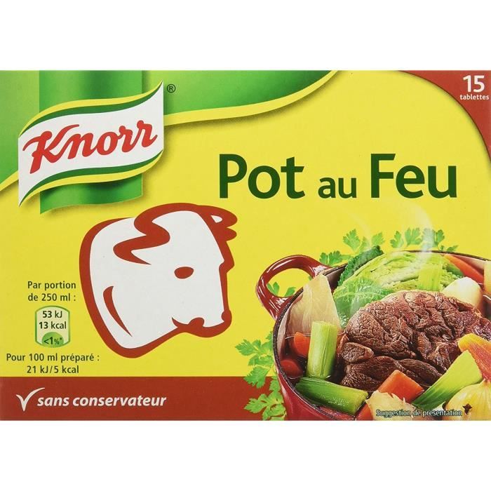 Knorr Bouillon PotauFeu 15 Cubes 150 g Cdiscount Bricolage