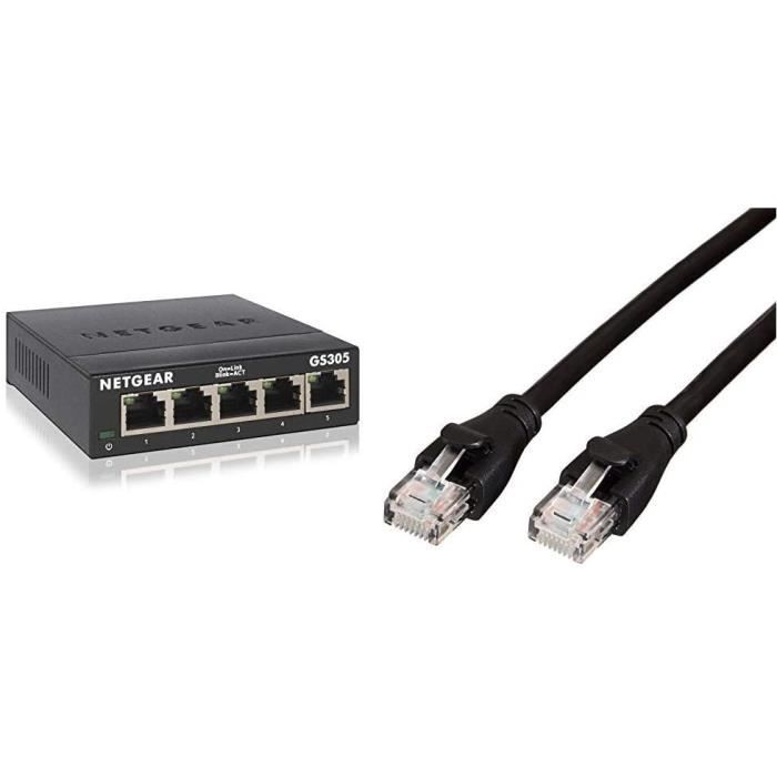 SWITCH 5-Port Metal Gigabit- 5 x 10/100/1000 - informatique